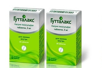 Препарат "Гутталакс" Лечение