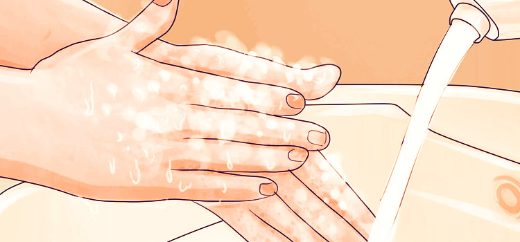 Мытье рук - подготовка к использованию свечей Релиф